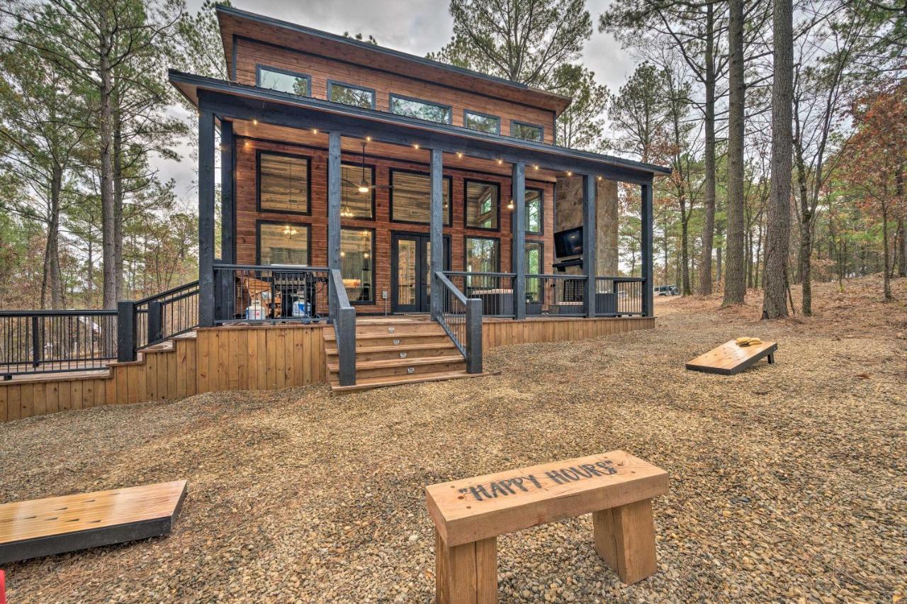 Luxury Cabin In The Woods With Hot Tub And Yard Games! Broken Bow Zewnętrze zdjęcie