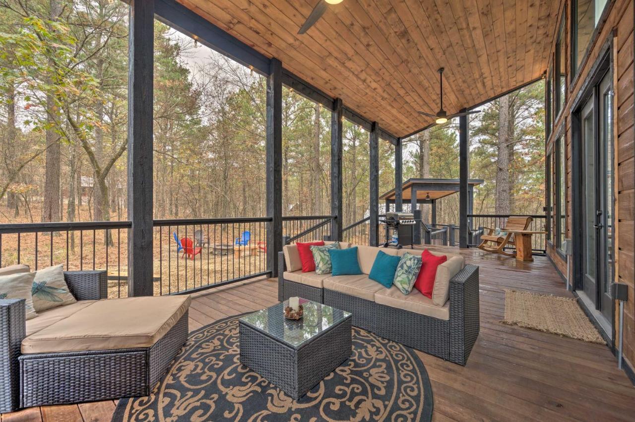 Luxury Cabin In The Woods With Hot Tub And Yard Games! Broken Bow Zewnętrze zdjęcie